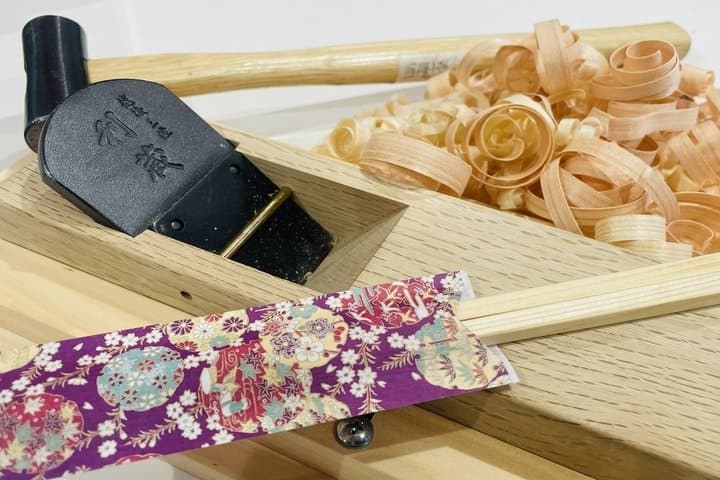 Chopstick Making Workshop with Souvenir in Osaka Castle Area