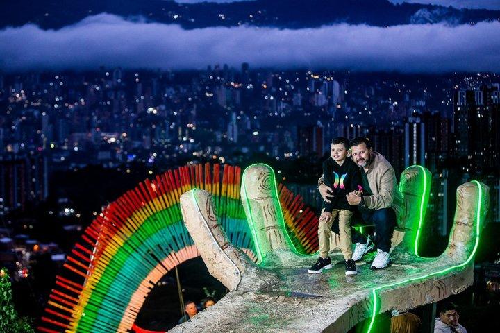 Medellín Skyline View + Drone & Salsa/Bachata Private Night Tour