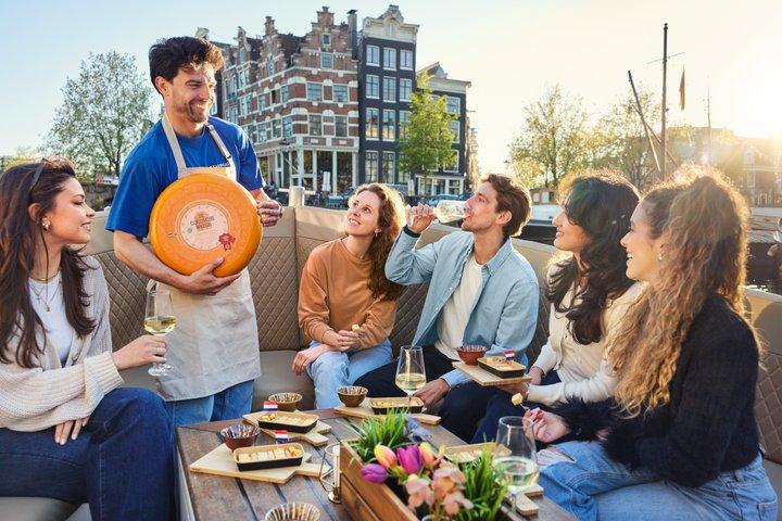 Amsterdam: Cheese Tasting Canal Cruise with All-Inc Drinks Option