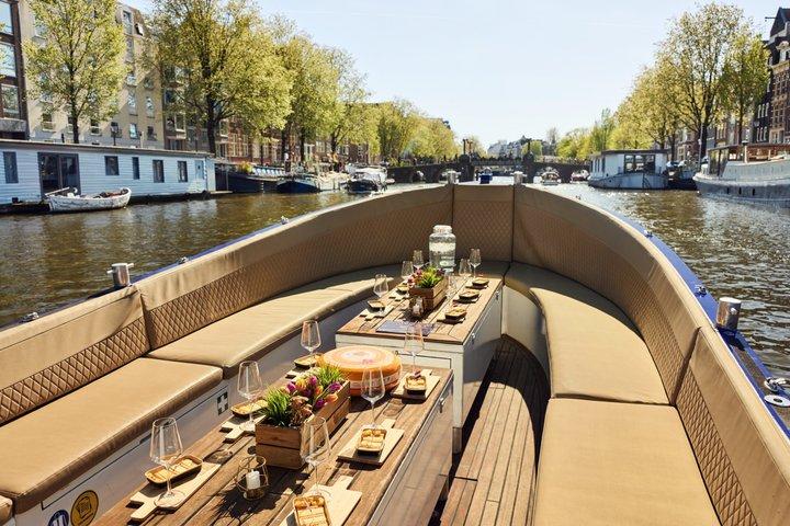 Amsterdam: Cheese Tasting Canal Cruise with All-Inc Drinks Option