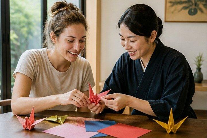 Origami Class in Kyoto with English-Speaking Instructor