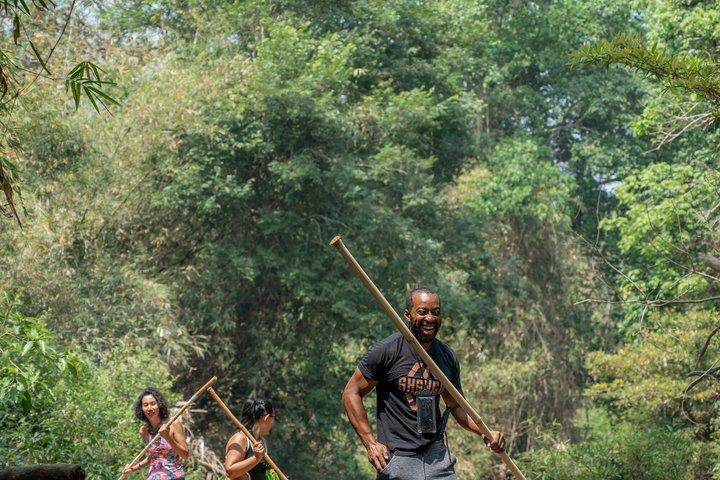 Elephant Sightings , Bamboo Rafting Through The Jungle, Swimming In a Waterfall
