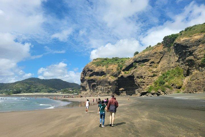 Private Auckland Tour with Mount Eden ,KareKare Falls ,Piha beach