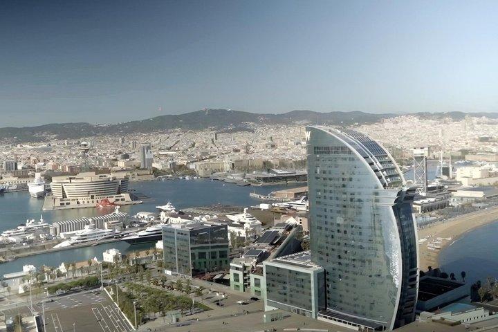 Barcelona Air and Sea Helicopter Tour and Port Cruise