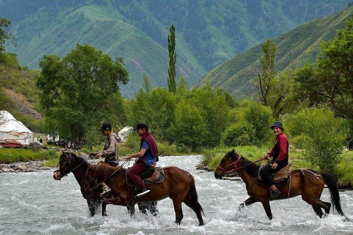 Almaty Issyk Lake Turgen Waterfall Trout Farm Group Lux Tour
