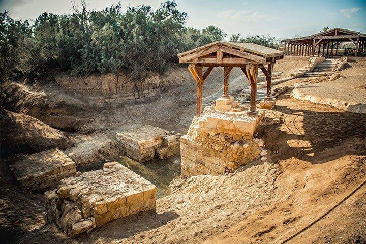 Day Tour Bethany Baptism Jordan River Site & Dead Sea from Amman