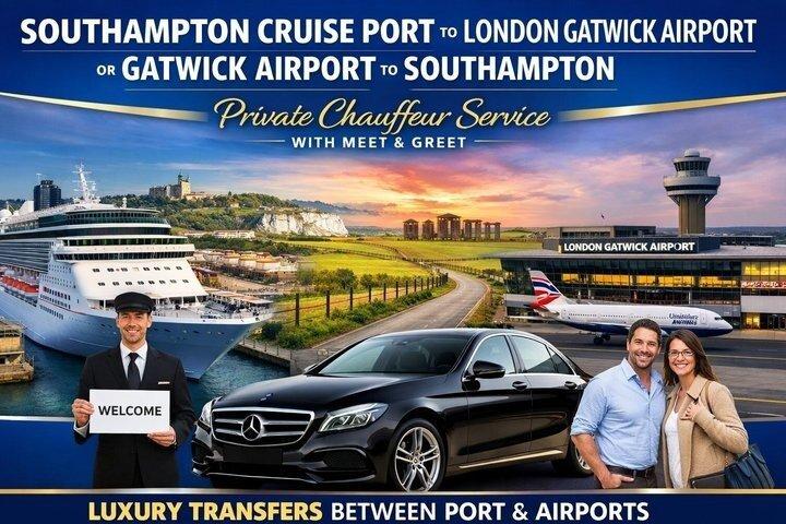 London Gatwick Airport to or from Southampton Cruise Port