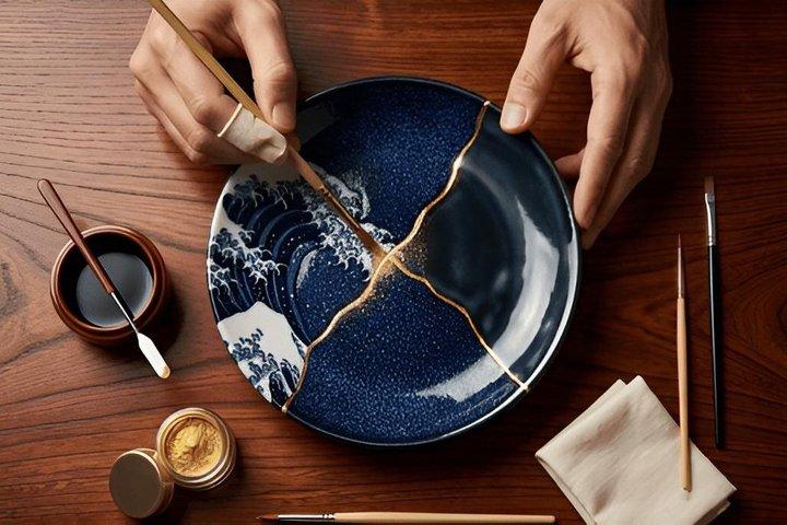 Kyoto Kintsugi Gold Repair Pottery Class