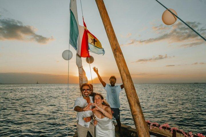 Zanzibar Romantic Sunset Dhow Cruise with Drinks