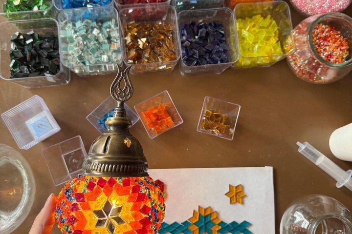 Istanbul Turkish Mosaic Lamp Workshop in Balat - All Included
