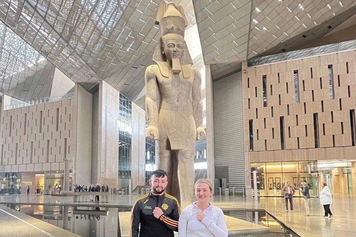 Grand Egyptian Museum and Giza Pyramids Tour from Alexandria Port
