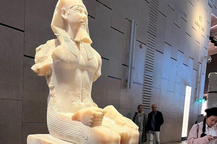 Grand Egyptian Museum and Giza Pyramids Tour from Alexandria Port
