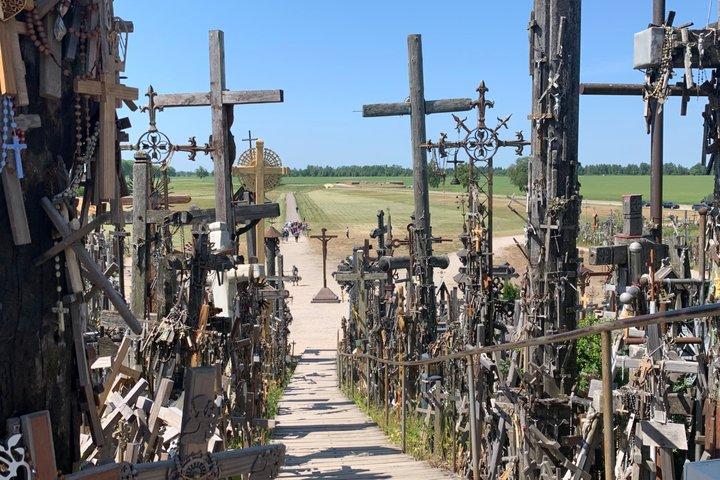 From Riga Cruise Port Hill of Crosses Shore Excursion
