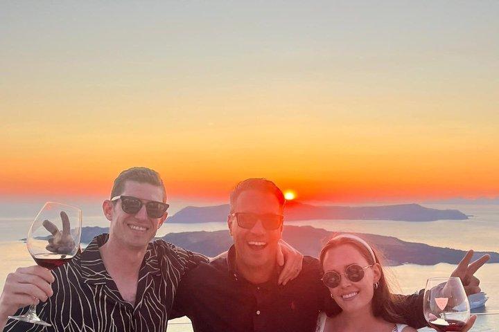 Santorini Sunset Wine Abundance: 4 Wineries & Local Meze