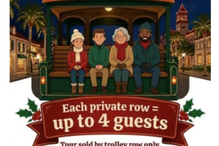 St. Augustine Nights of Lights Tour - Each Booking is a Row for 4