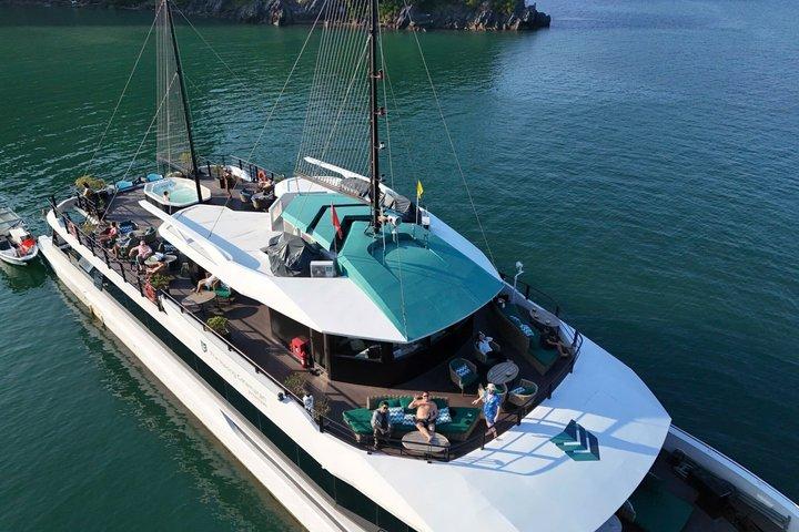 Catamaran Cruise Halong & Lan Ha Bay The Most Luxurious Day Tour
