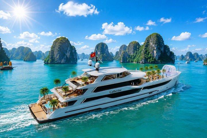 Experience Top Luxury Halong Bay Cruise With Limousine Transfer