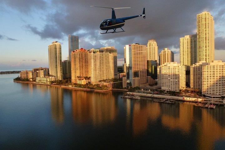 Sunset Miami Beach Private Helicopter Tour