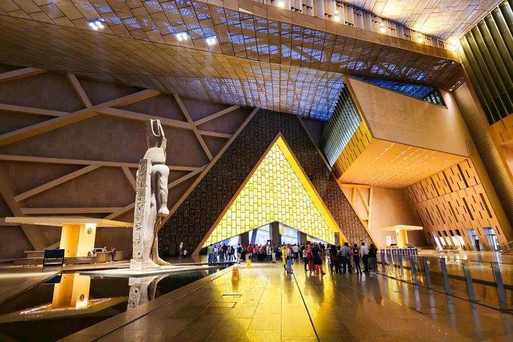 Giza Pyramids and Grand Egyptian Museum & Free 1 Night Hotel