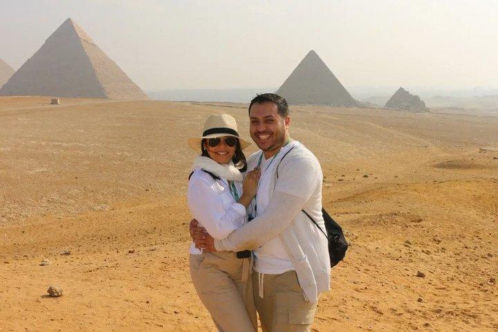 Giza Pyramids and Grand Egyptian Museum & Free 1 Night Hotel