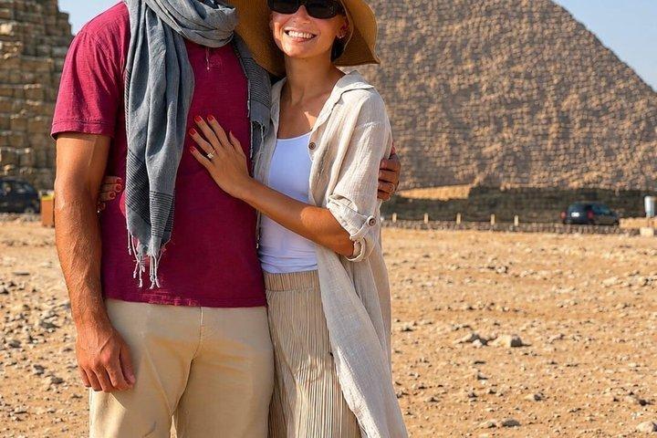 Private Giza Pyramids Tour with Golf Cart, Camel Ride & Breakfast