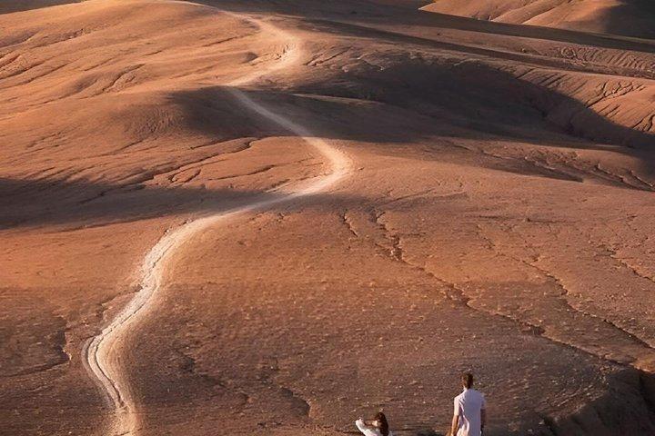 Private Sunset Camel Ride in Agafay with Dinner and Fire Show