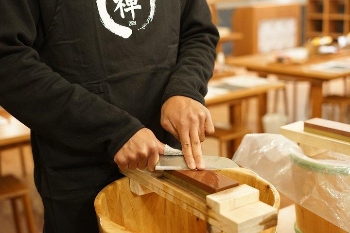 Kyoto Traditional Knife Sharpening & Craft Workshop in Gion