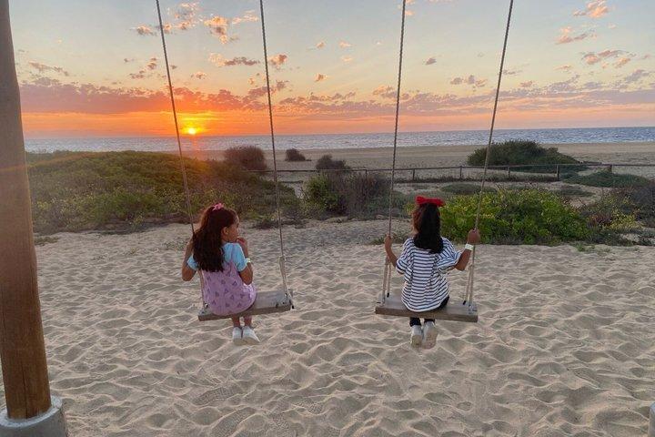 Cabo Sunset Camel Experience with Buffet and Park Entry Included