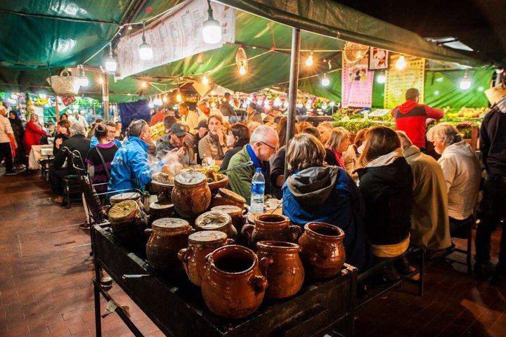 Marrakech by Night: Medina Food Tour with Dinner in Jemaa el-Fnaa