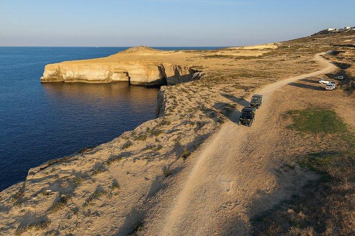 Sunset Gozo UTV Chauffeured Tour Including Comino Cruise