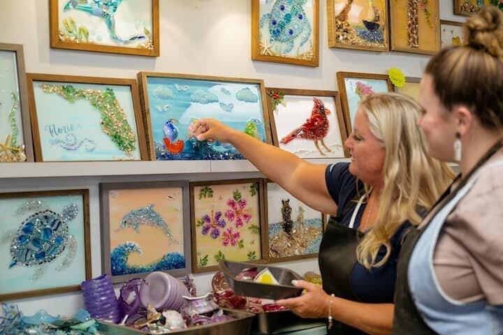 Create Glass Art in Panama City Beach