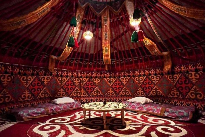 Kolsai, Kaindy lakes & Charyn canyon with Yurt stay and Campfire