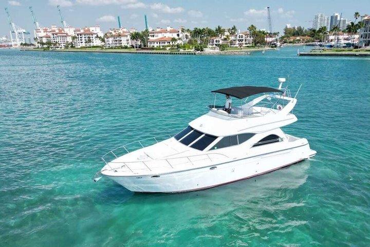 50ft + 2 Jet skis | Miami Yacht Rental | 13 Ppl Max