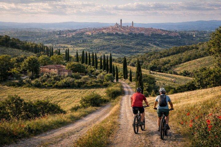 Siena and its hills ebike tour virtual guided