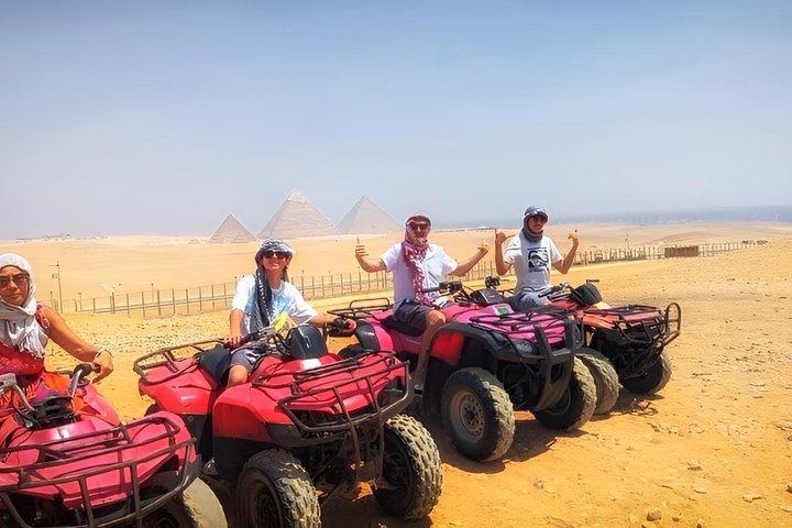 Cairo Quad Bike Adventure with Pyramid Views & Private Transfer