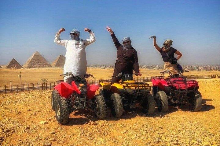 Cairo Quad Bike Adventure with Pyramid Views & Private Transfer
