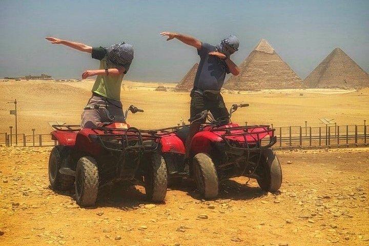 Cairo Quad Bike Adventure with Pyramid Views & Private Transfer
