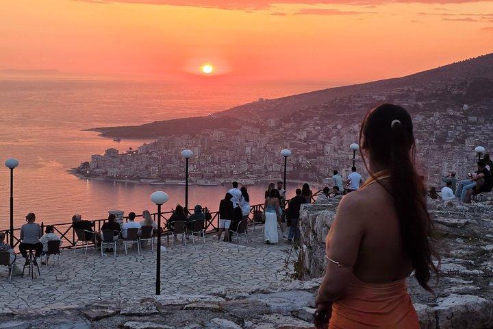 Blue Eye Experience & Lekursi Castle Sunset from Saranda