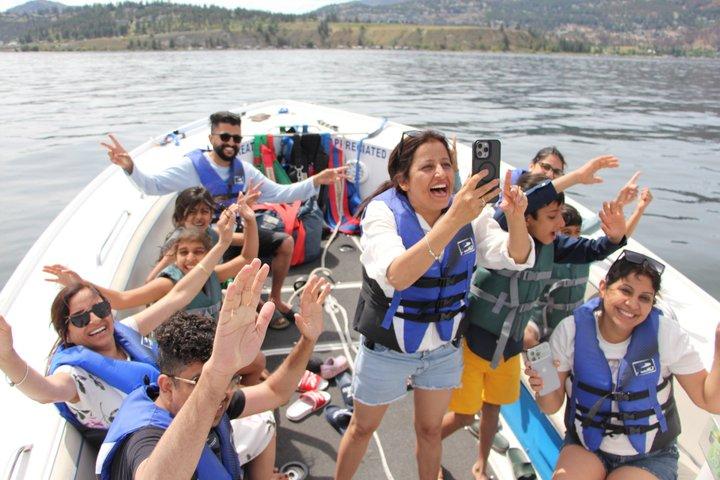 Kelowna Group Parasailing Tour and Boat Ride