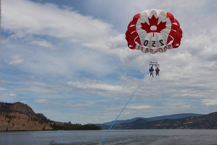 Kelowna Group Parasailing Tour and Boat Ride