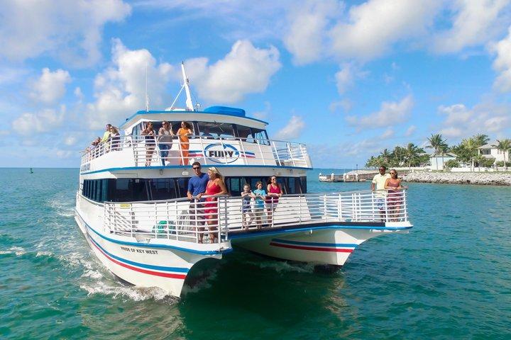 Key West Glass-Bottom Boat Tour with Sunset Option