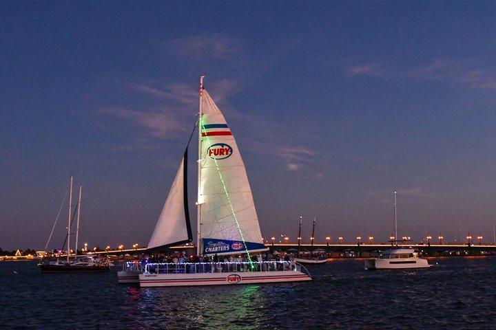 St Augustine Nights of Lights Tour with Live Music and Sunset Opt
