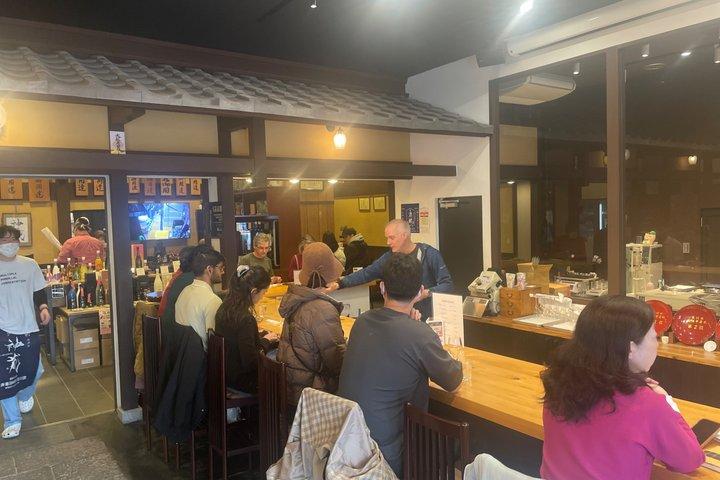 Kyoto sake brewery experience tour (Includes 4 sake tastings)
