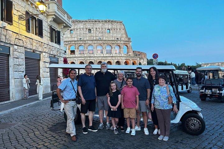 Rome Eco Golf Cart Hop on Hop off Experience