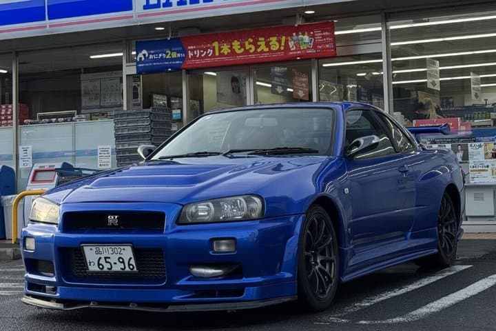 Self-Drive Nissan Skyline Tour to Daikoku PA & Tokyo Night Spots