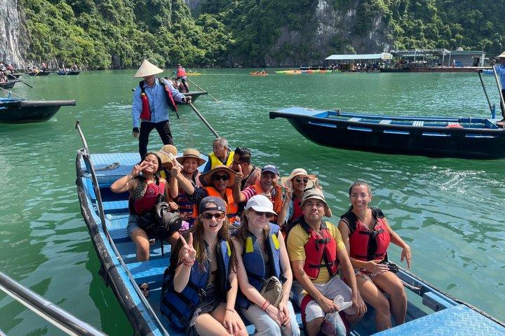 Ha Long Cruise with Jacuzzi Buffet Lunch and Sunset Party