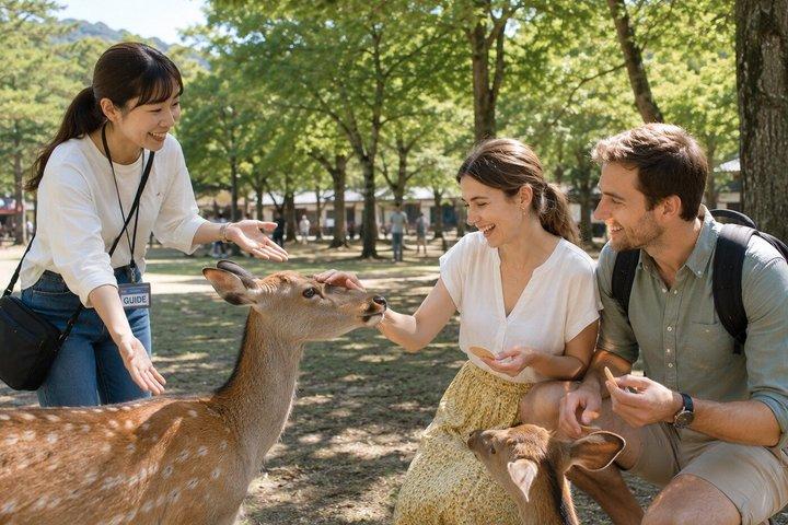 Nara Private Tour: Great Buddha, Park Deer & World Heritage