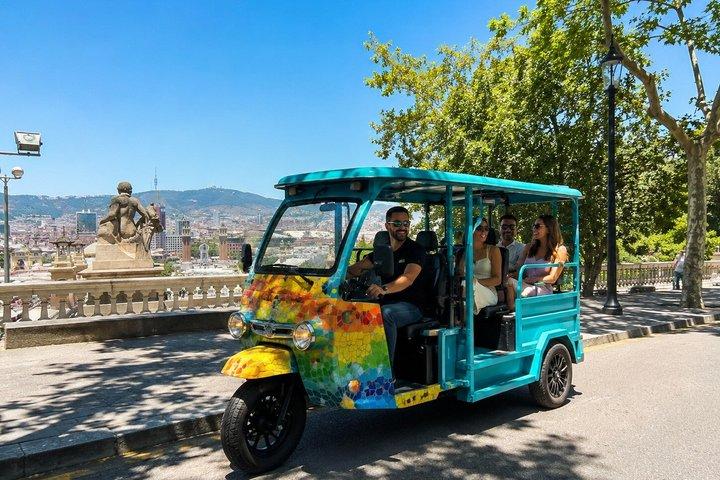Route through Barcelona in Tuk Tuk 3H