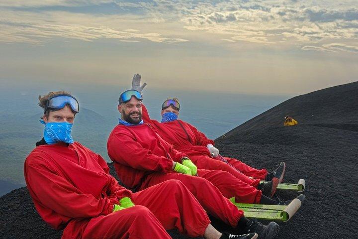 Volcano Boarding Adventure in Cerro Negro from León in Nicaragua