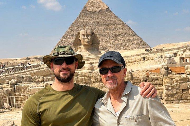 Private VIP Giza Pyramids, Sphinx & Saqqara & Camel Ride &Guide